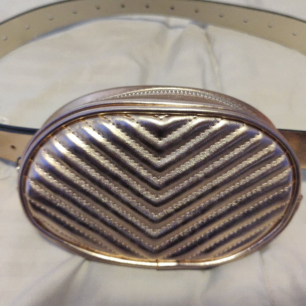 NWT Small Rose Gold Belt Bag